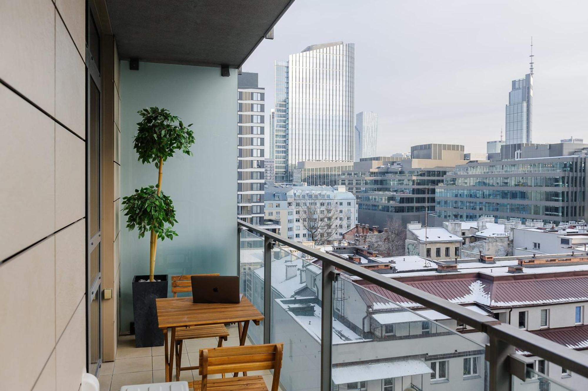 Lumina Apart With Balcony Platinum Tower Varšava Exteriér fotografie